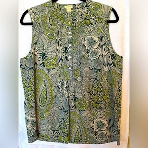 J.Crew Paisley promise in an art deco design- lightly worn, classic style